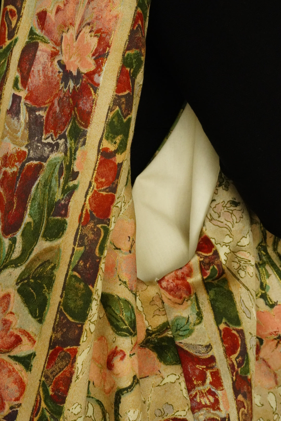 SAC FOURRE TOUT FLEURI