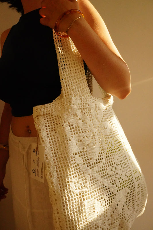 CABAS DE PLAGE AJOURÉ