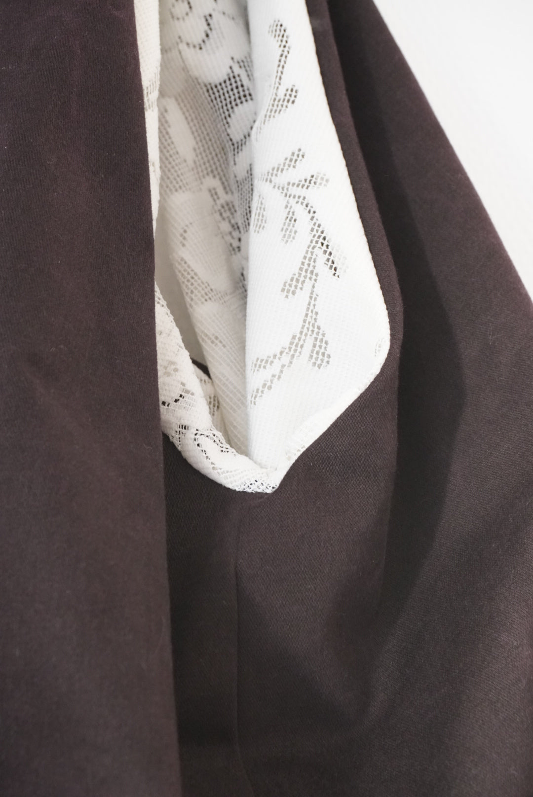 SAC FOURRE-TOUT EN DENTELLE REVERSIBLE