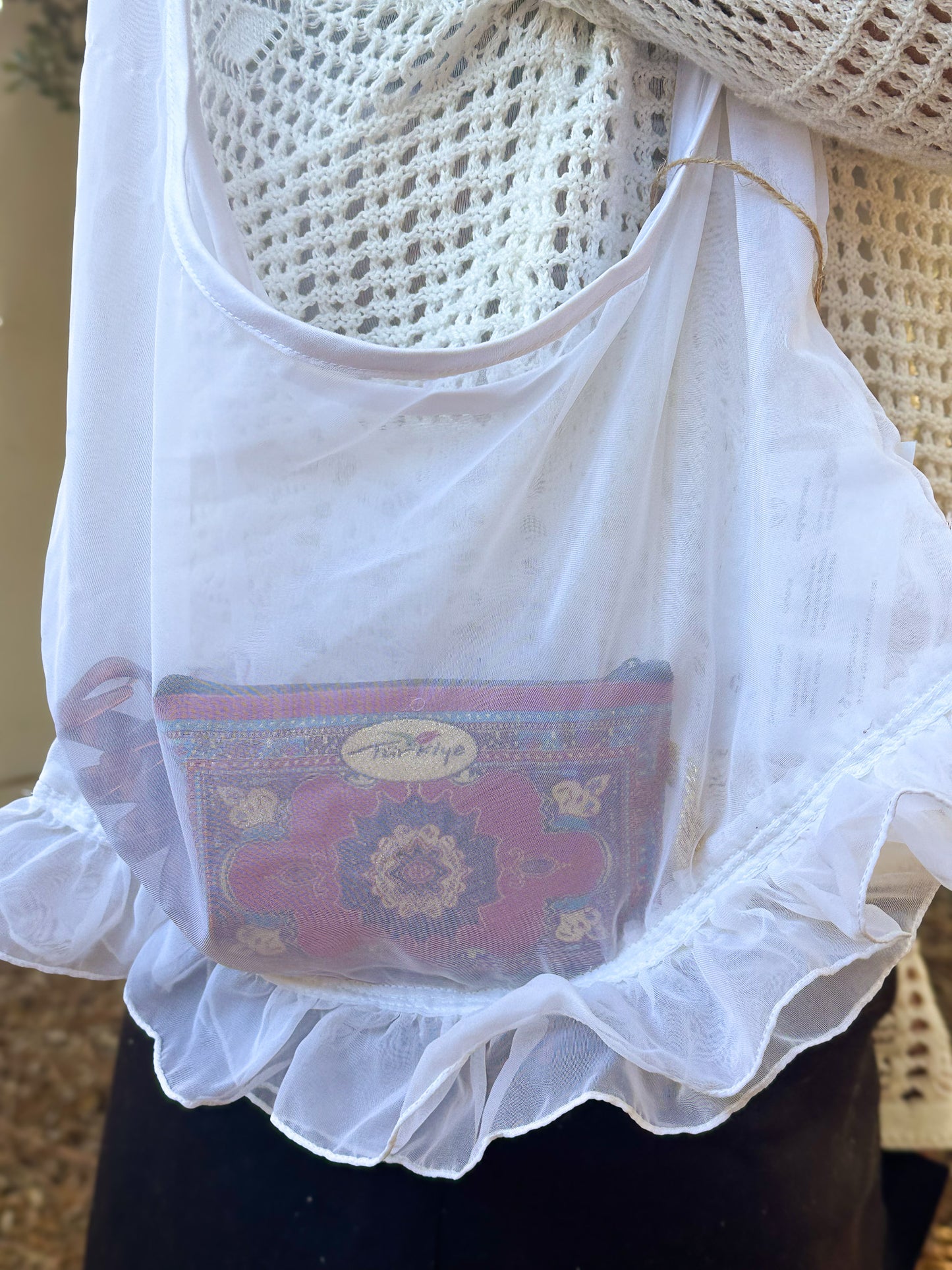 PETIT SAC FROUFROU EN VOILAGE