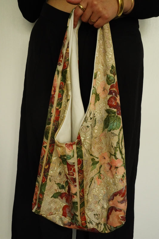 SAC FOURRE TOUT FLEURI