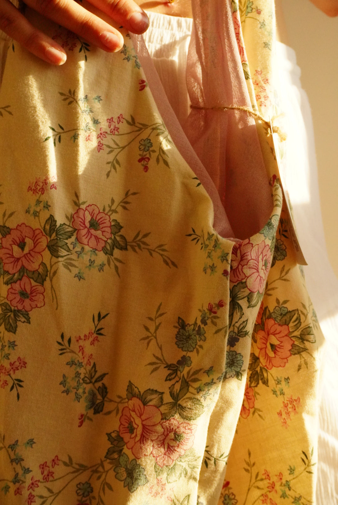 SAC FOURRE-TOUT FLEURI